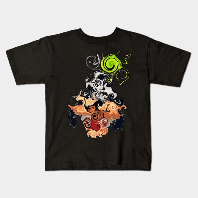 Trippin Goofy Kids T-Shirt by fatpuppyprod